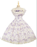 [Pre-orders available until 2/10] Ribbon Eternal Garden lace square neck dress
