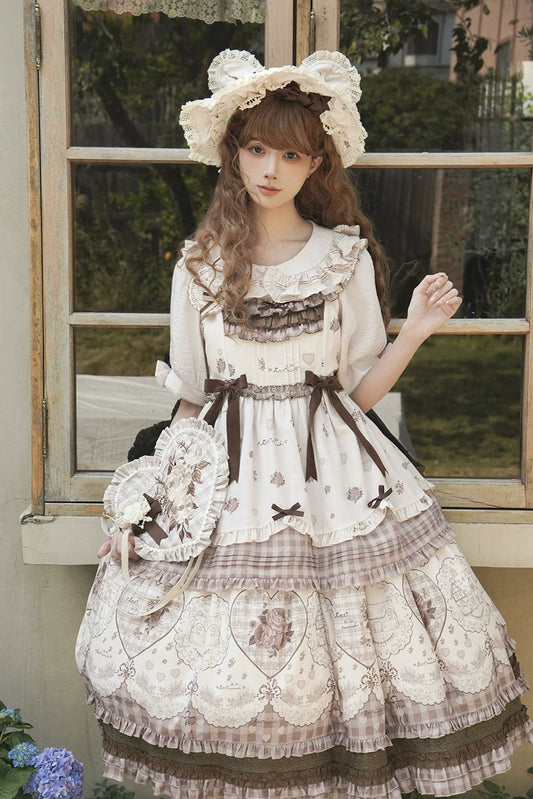 [Pre-orders available until 2/12] Sepia Rose Town Jumper Skirt