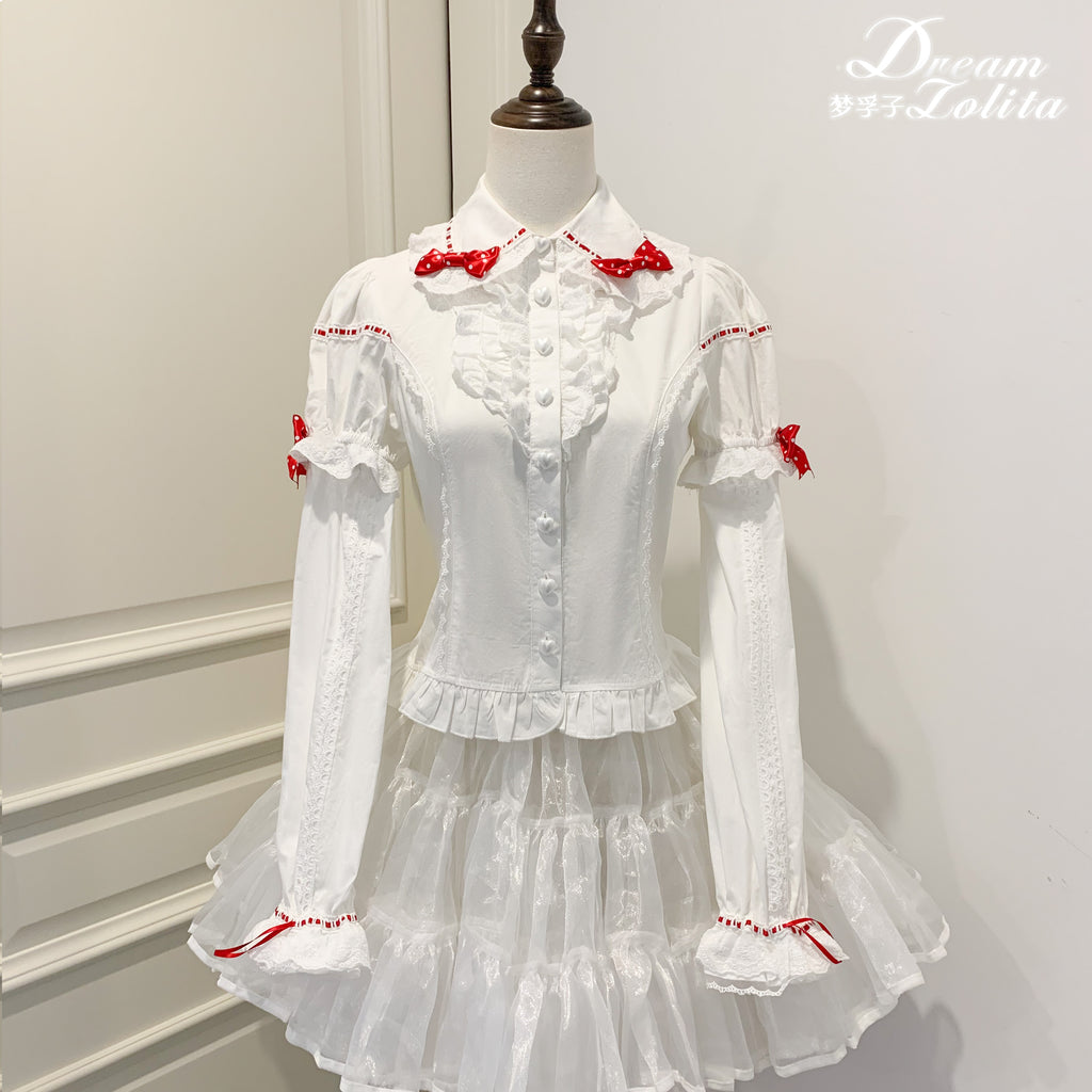 Dream to Strawberry 2wayブラウス