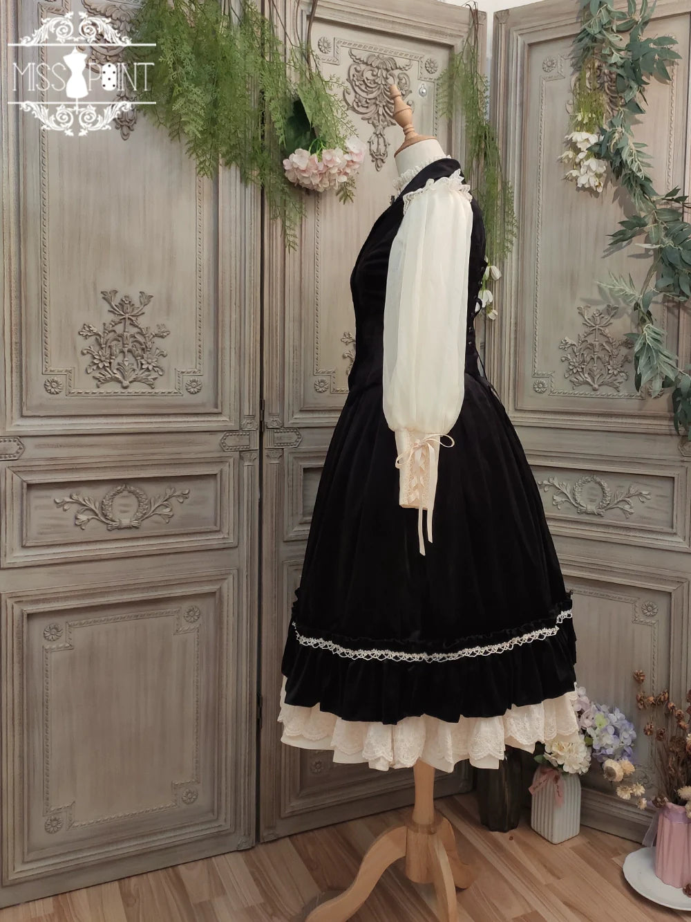 【予約販売】英国クラシカルロリィタ ベルベットベスト