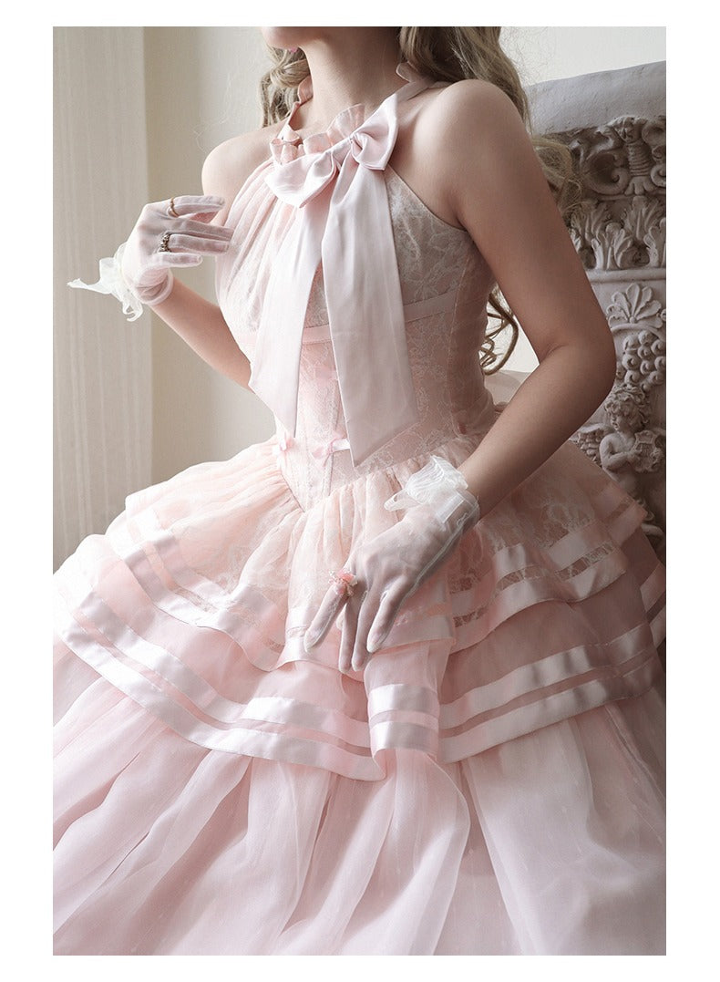 [Pre-orders available until 7/8] Moonlight Dance Halter Neck Dress