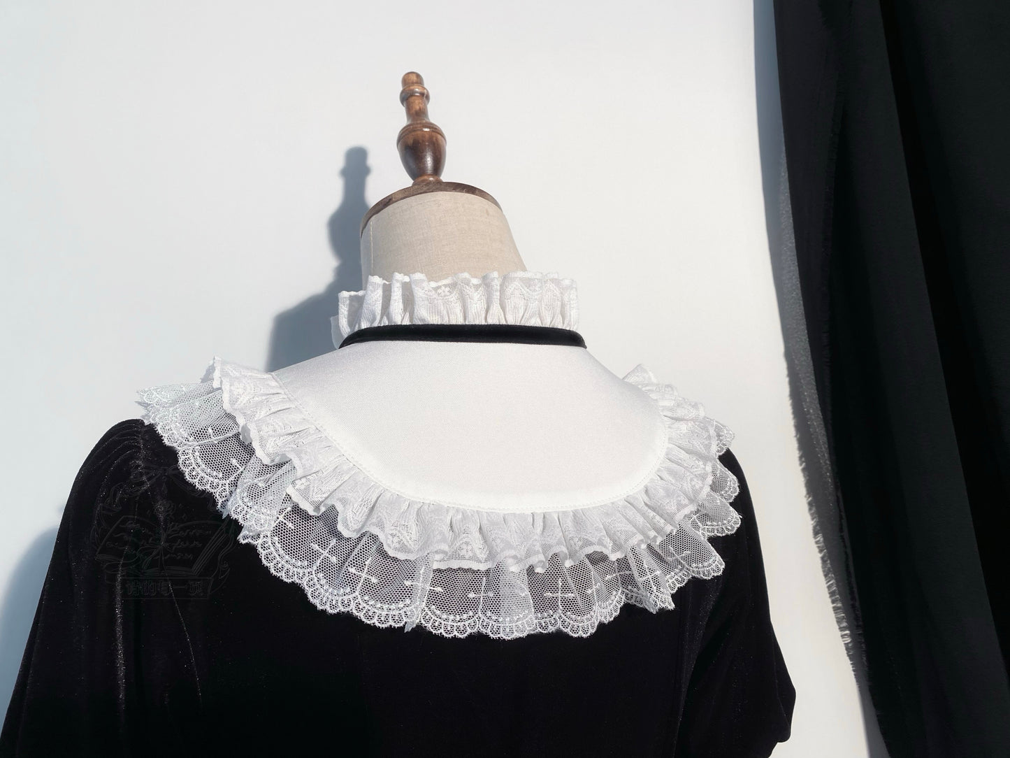 【受注予約12/30まで】十字裁礼 ベルベットワンピース