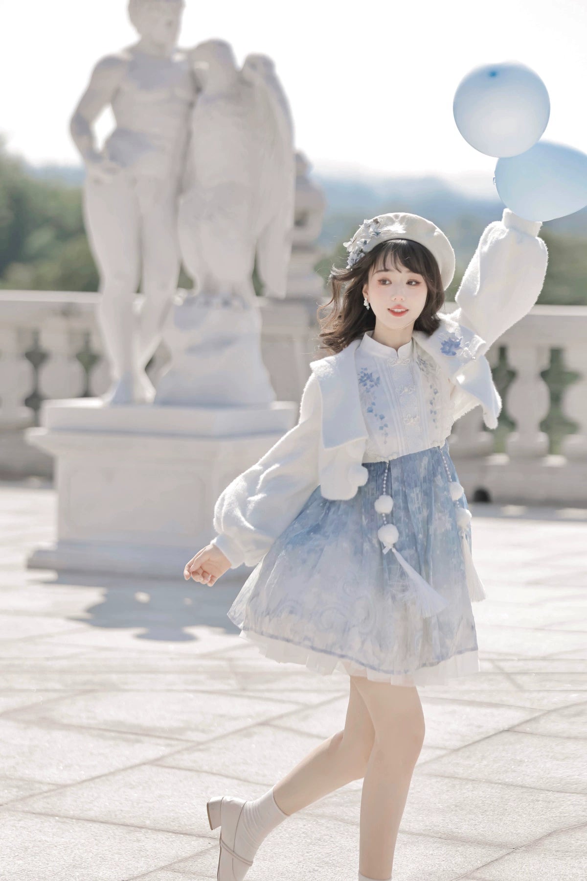 Snow Dragon ノースリーブワンピースとジャケット