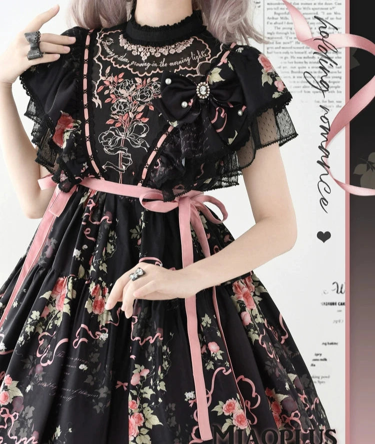 Holding Romance フローラルプリントのワンピース