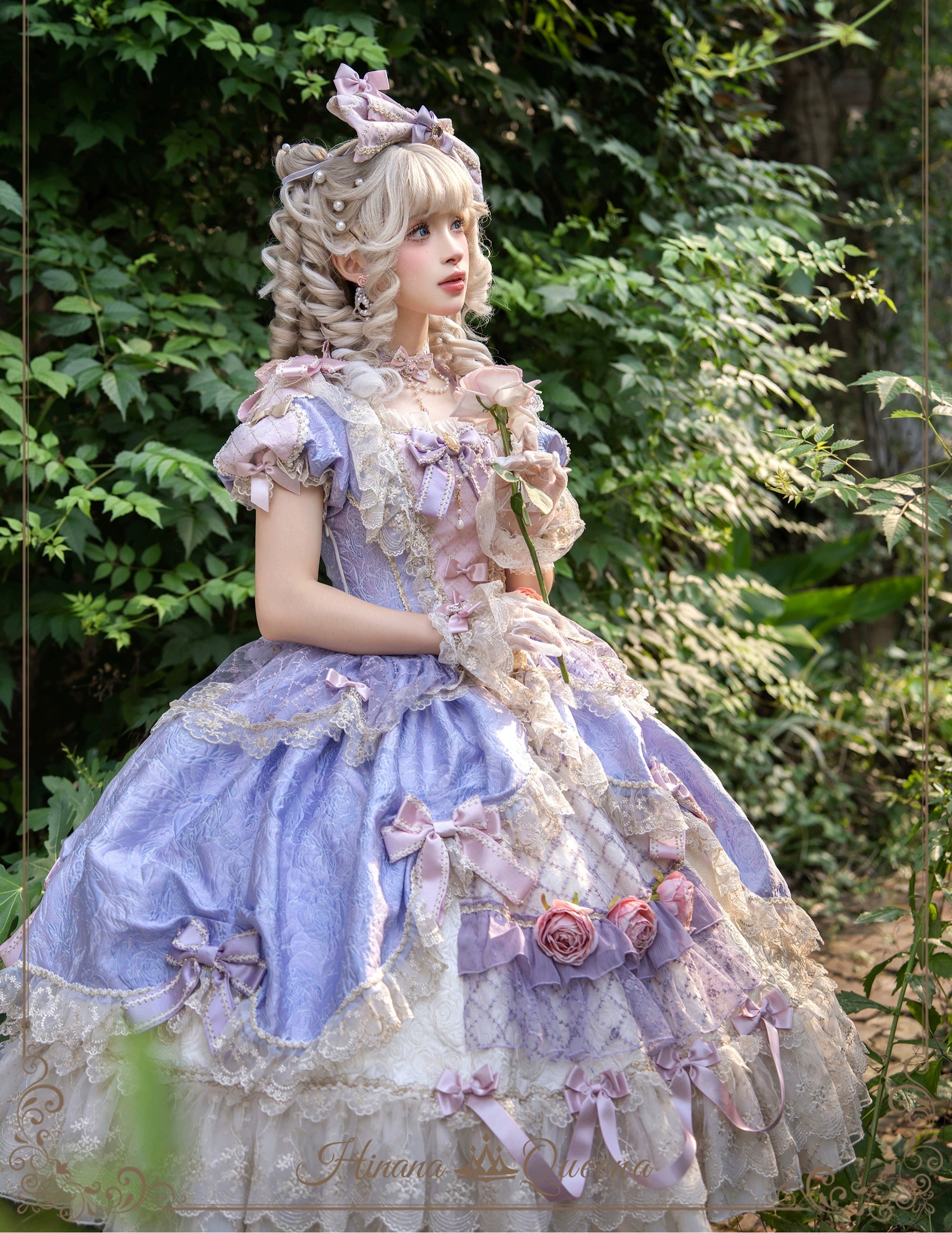 Mirror Snow White プリンセススイートドレス・パープル