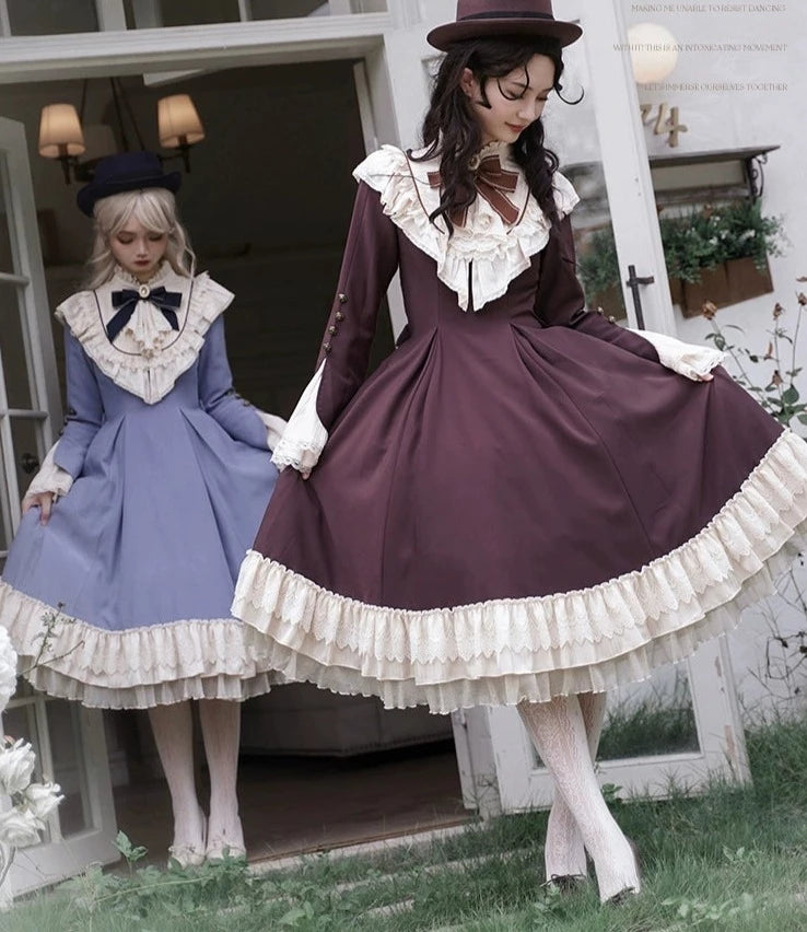 Breeze Aria クラシカルケープ付きワンピース