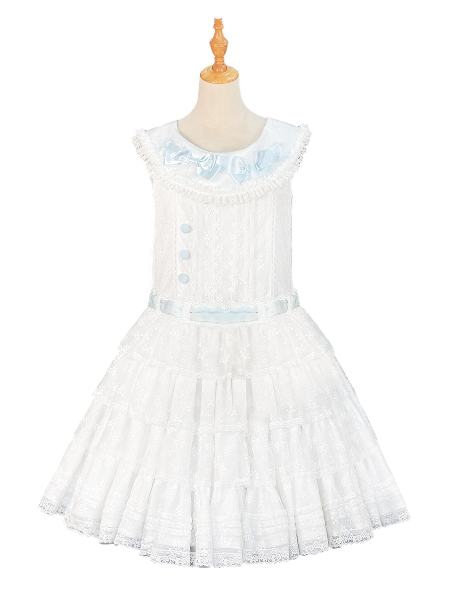 【受注予約10/13まで】Dream Lace ドールスタイルジャンパースカート