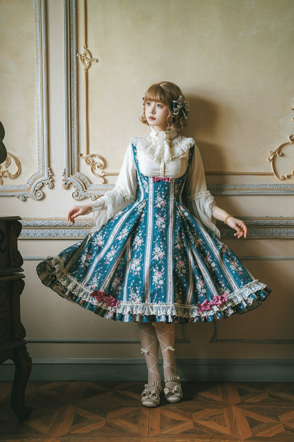 【受注予約10/20まで】Susan Garden コルセットジャンパースカート