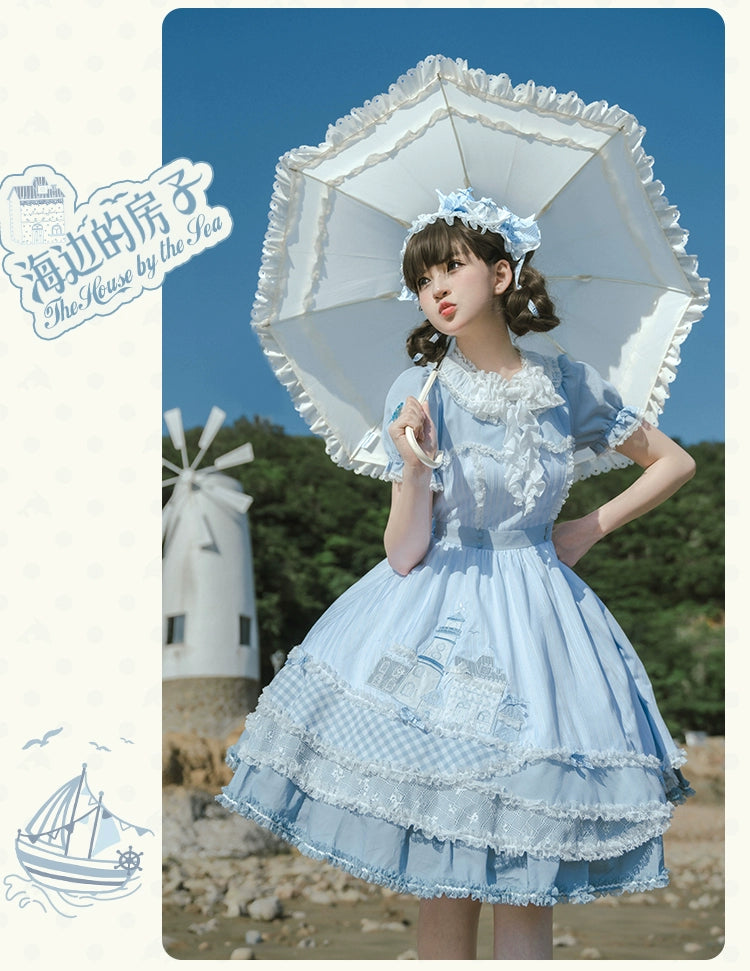 【受注予約6/18まで】The House by the Sea 半袖ワンピース