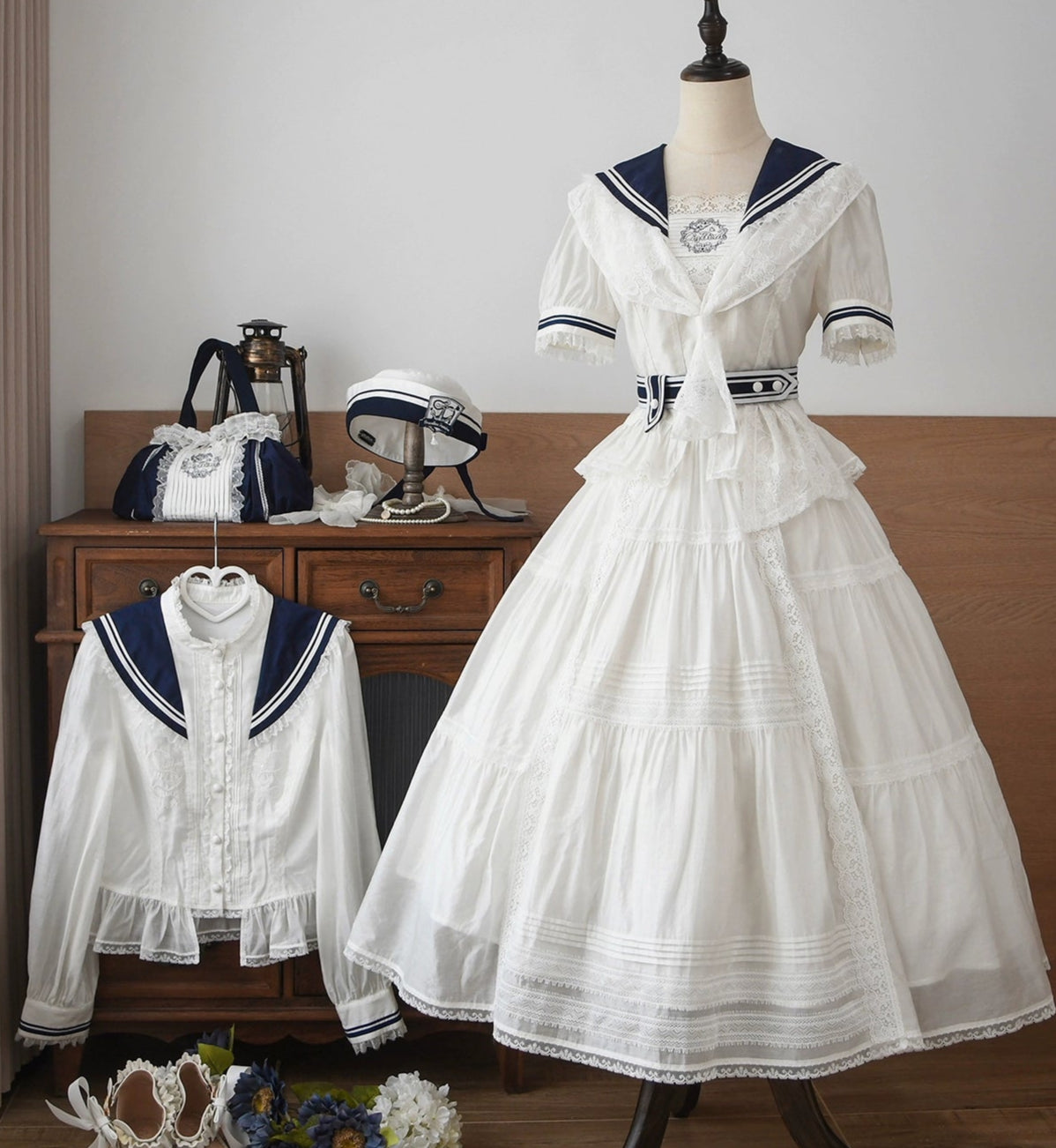 【受注予約8/31まで】Boundless Freedom マリンテイストトップス・半袖