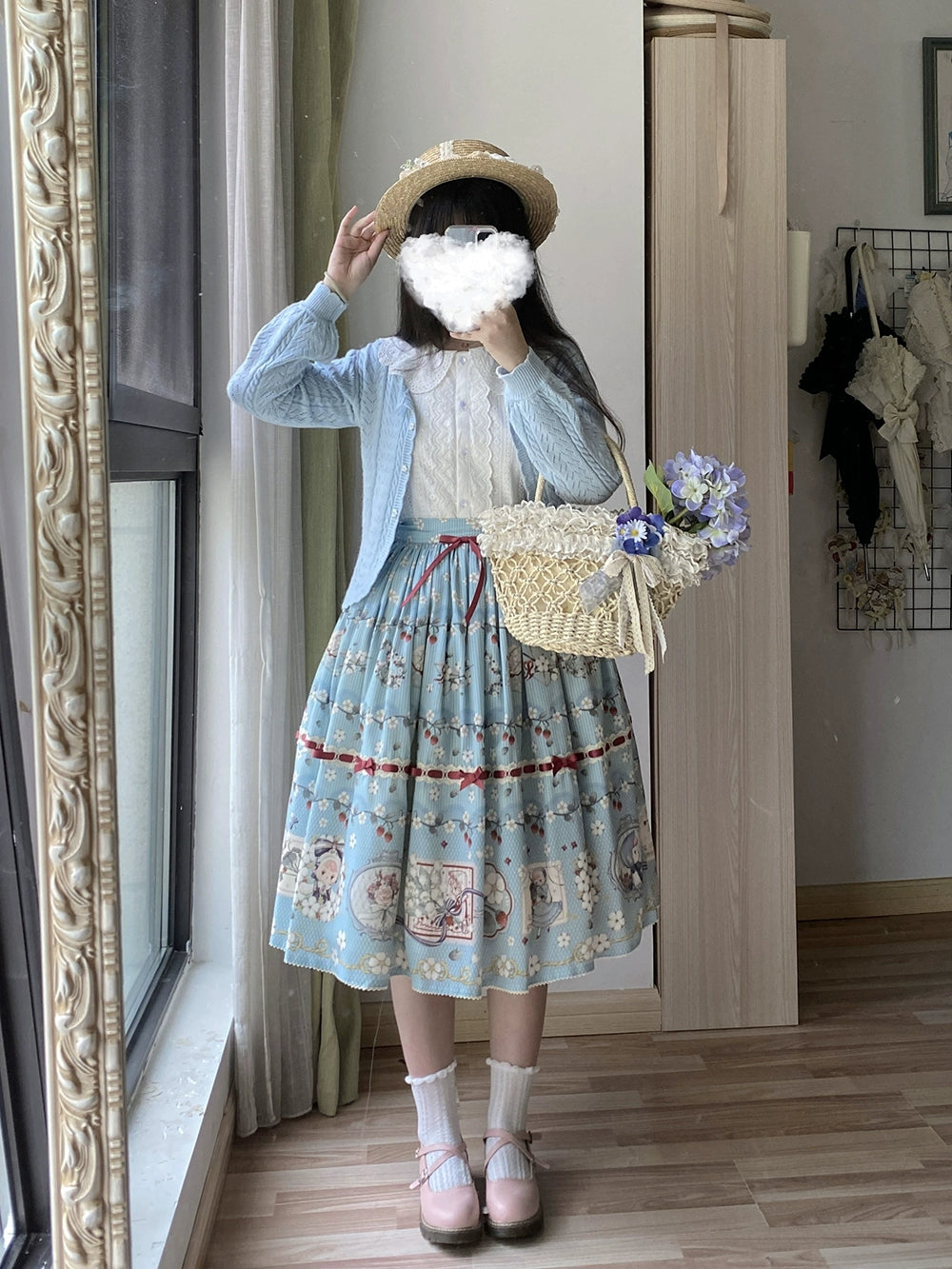 【予約販売】Sweetie Sheep プリントスカート