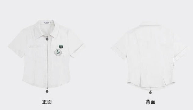 【予約販売】ホグワーツ魔法魔術学校 ジップアップブラウス
