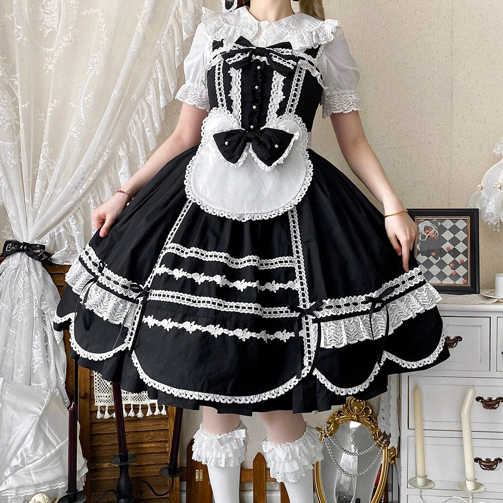 同時購入のみ【予約販売】Antique Petal Rabbit エプロン・付け袖
