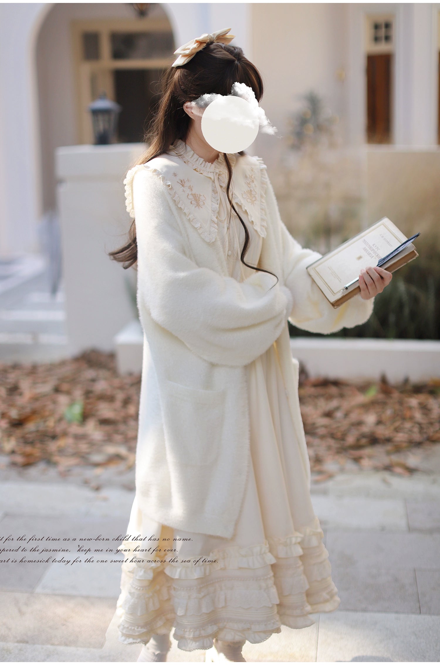 familiar 刺繍フリル襟 ワンピース 100 familiar 刺繍フリル襟 ワンピース 100