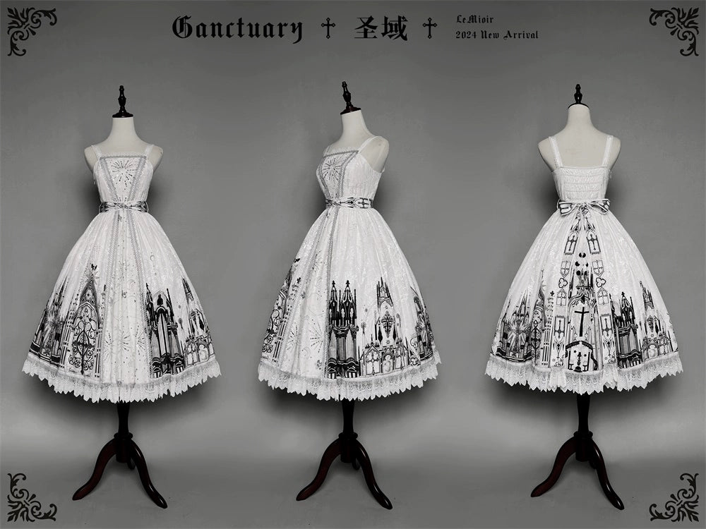 【販売期間終了】Sanctuary ゴスロリプリントジャンパースカート