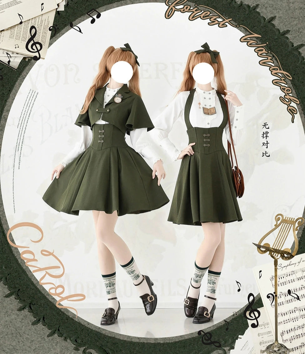 Forest Carol ジャンパースカート・ショート丈