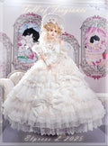 [Pre-orders available until 2/26] Full of Fragrance Dress with Train and Inner Skirt - White