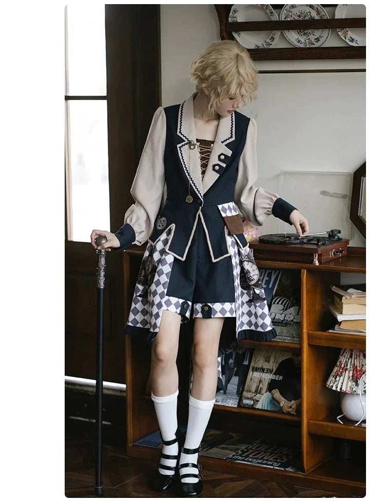 マッド・ヴィクトリアン・ファンタジー ショートパンツセットアップ