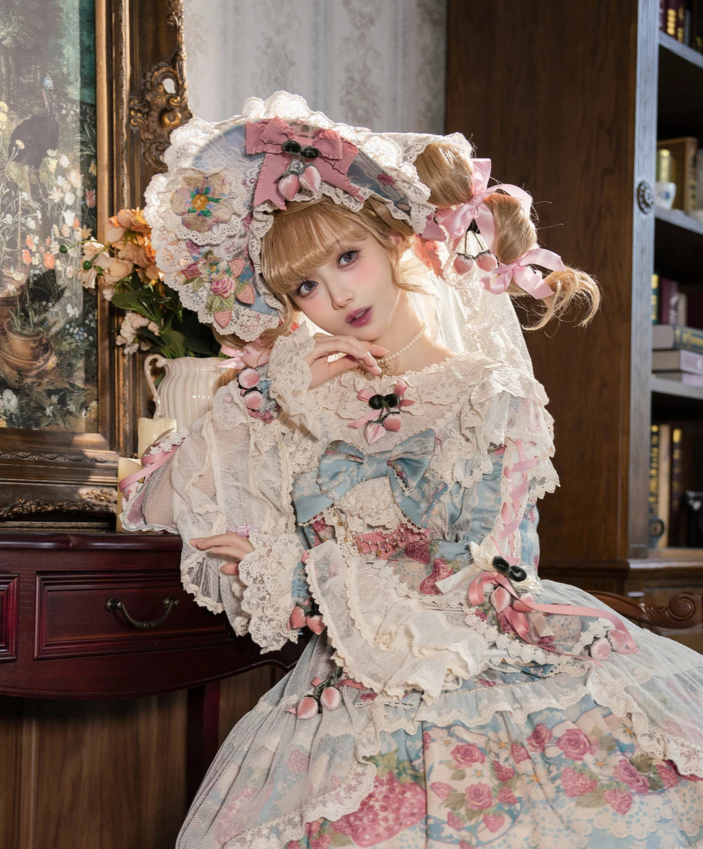 【受注予約11/12まで】 Porcelain Strawberry プリンセスドレス