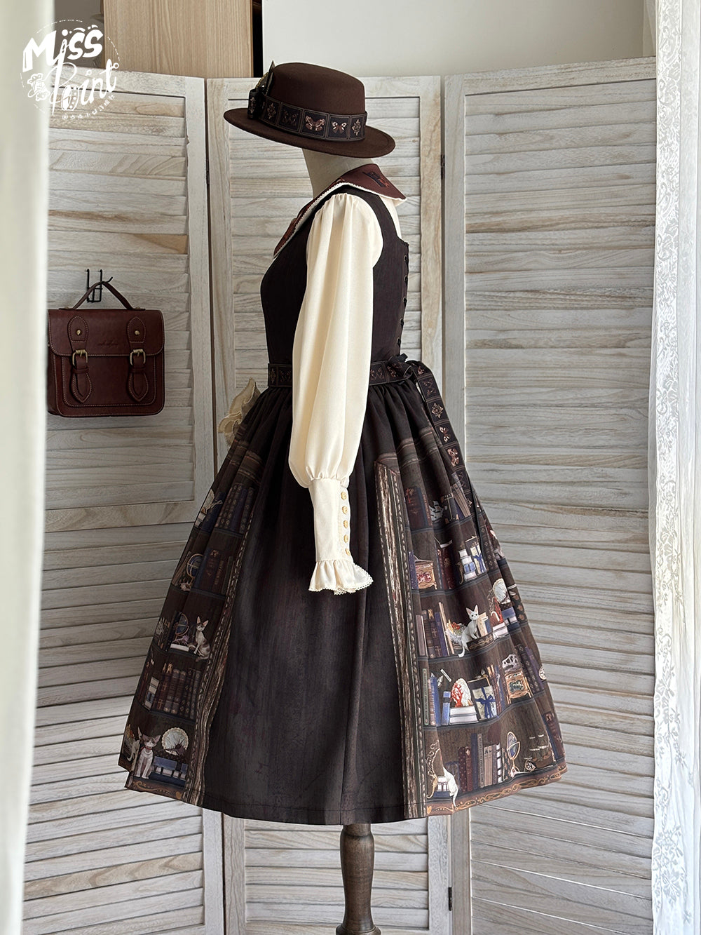 【予約販売】German Bookcase ジャンパースカート