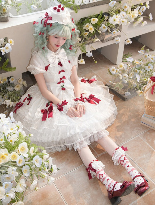 [Pre-orders until 2/10] Swing Strawberry Angel Luxury Jumper Skirt