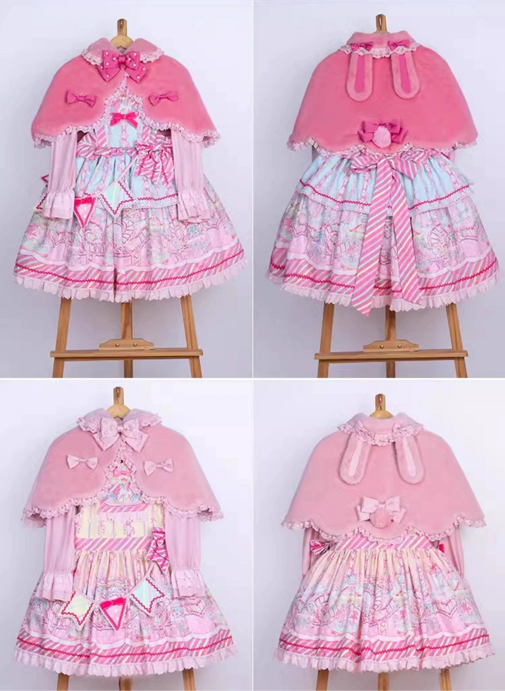 princess diary うさ耳付ケープ 全9色