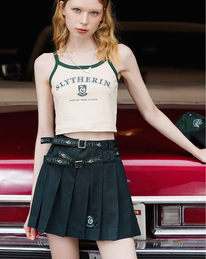 [Pre-order] Hogwarts School of Witchcraft and Wizardry Print Belt Miniskirt
