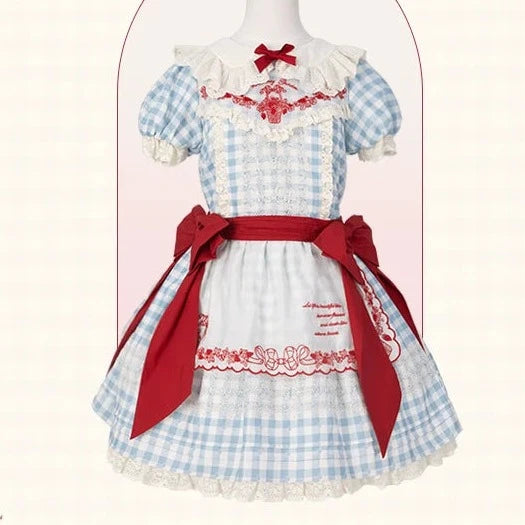 [Sales period ended] Strawberry Basket Round Collar Dress