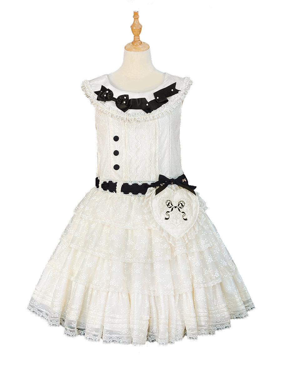 【受注予約10/13まで】Dream Lace ドールスタイルジャンパースカート