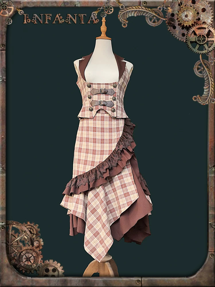 Antique Traveler ベスト＆スカートセット