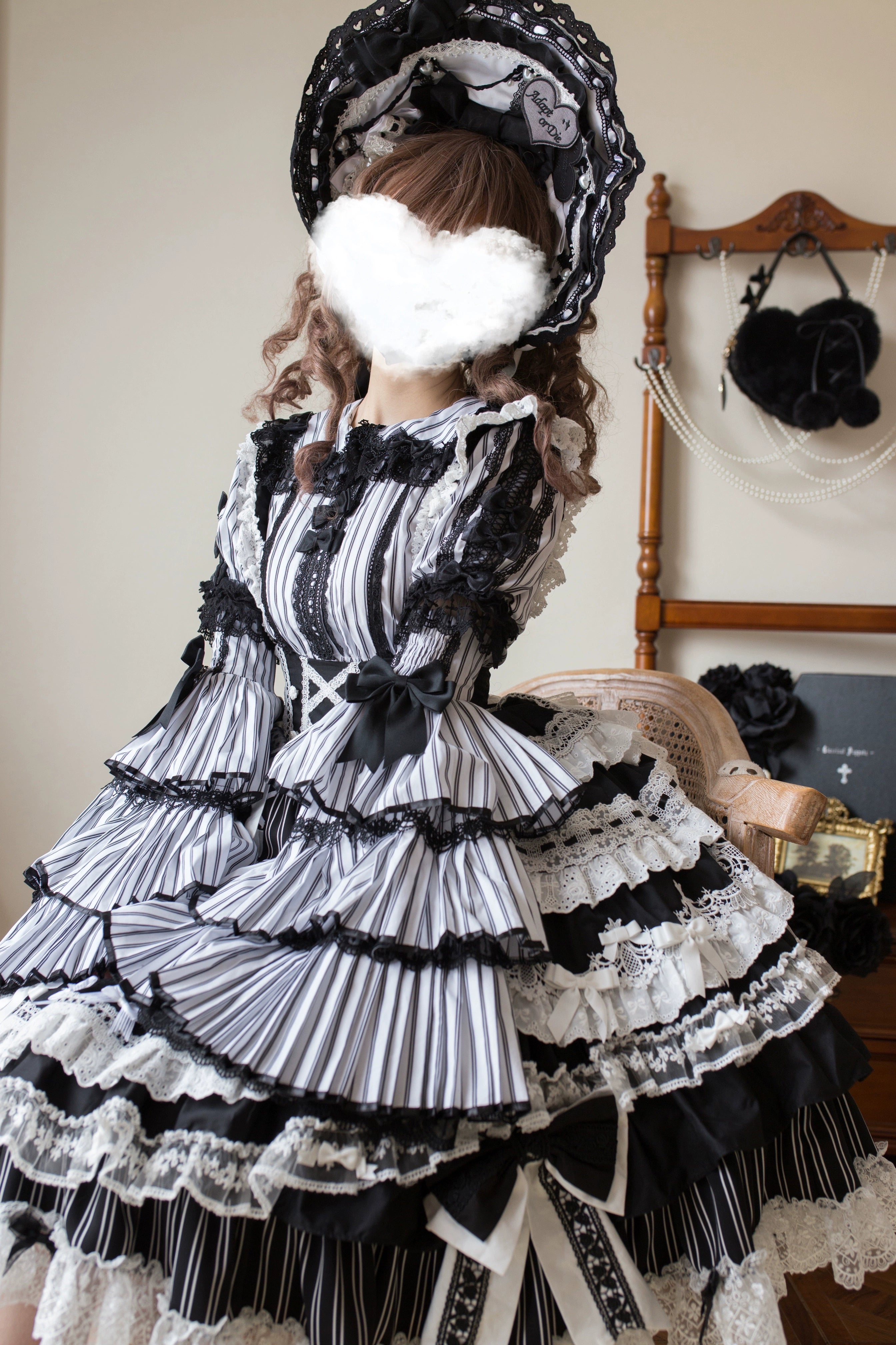 Hybrid Doll Moon Island 2way姫袖ブラウス