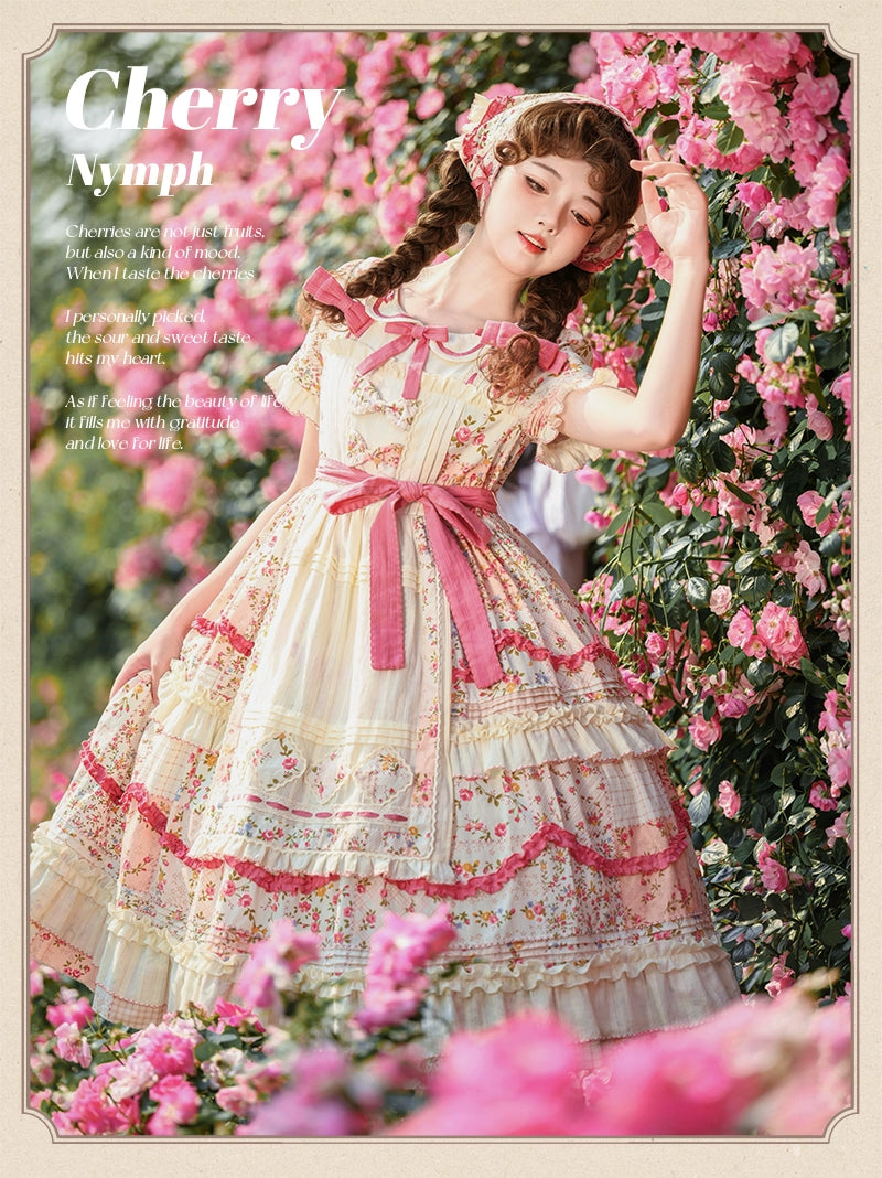 Cherry Nympf Frill Dress