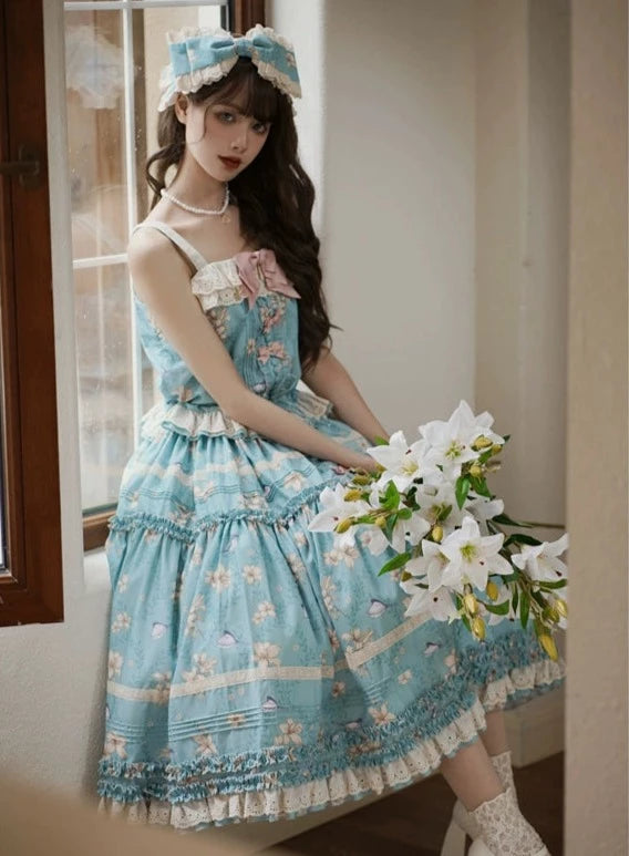 Lily and Wind クラシカルプリントスカートとトップス