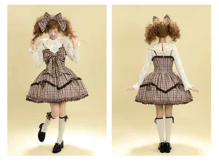 【受注予約10/27まで】Thistle Crown4.0 リボンジャンパースカート