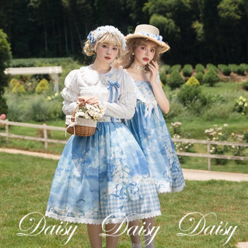 【再販・受注予約7/16まで】Daisy and Sky ブラウス（長袖・半袖）