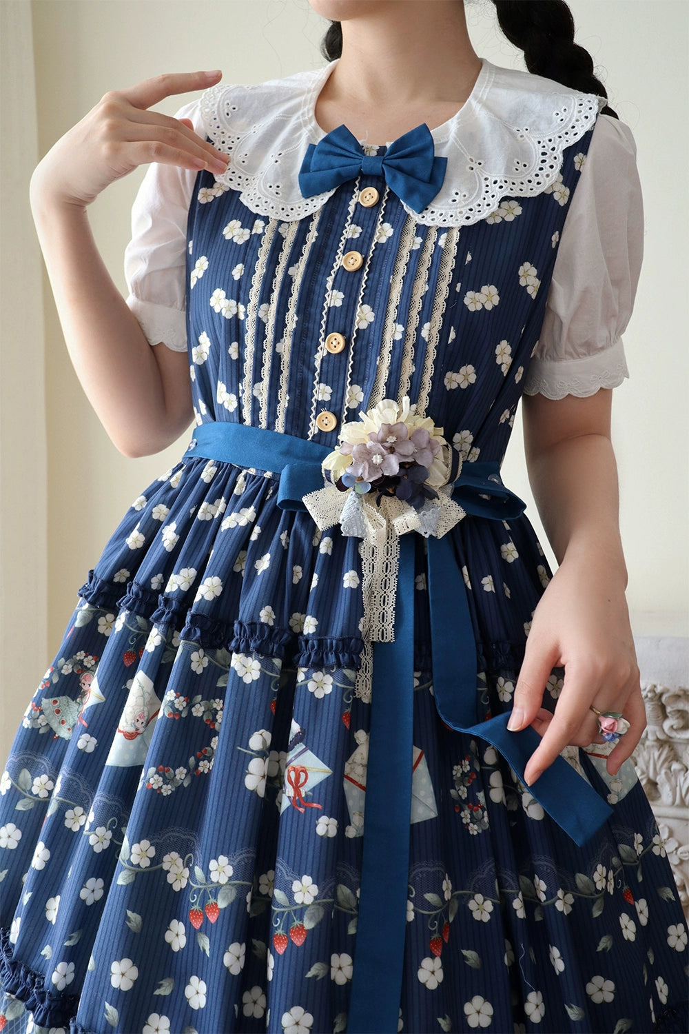 [Pre-orders available until 2/19] Sweetie Sheep Print Jumper Skirt