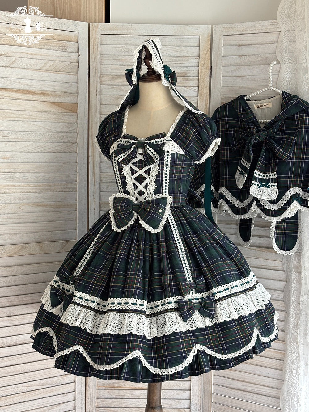 予約販売】Checkered Petal Rabbit リボンワンピース – ロリータ