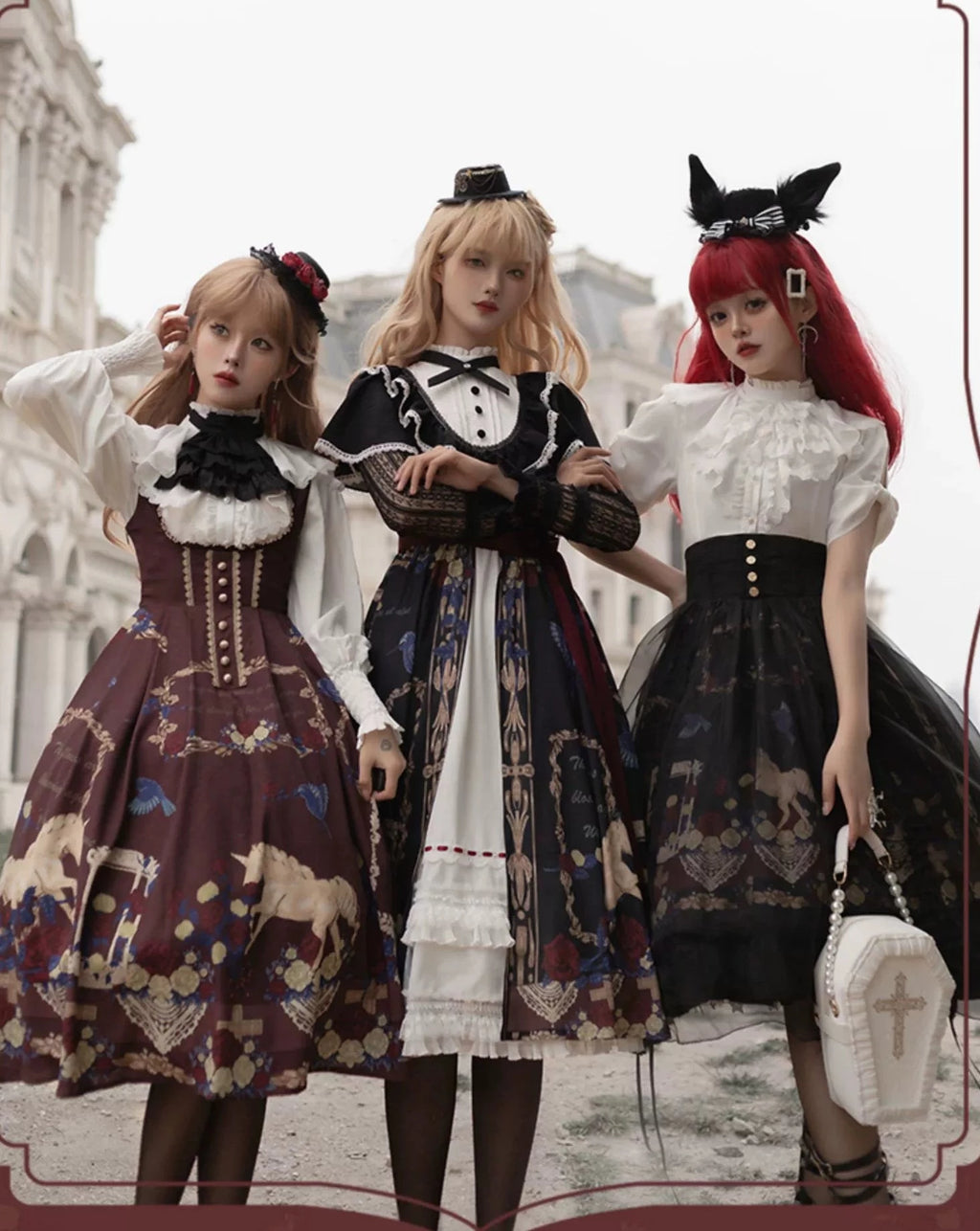 Eden at Dawn ゴスロリプリントワンピース