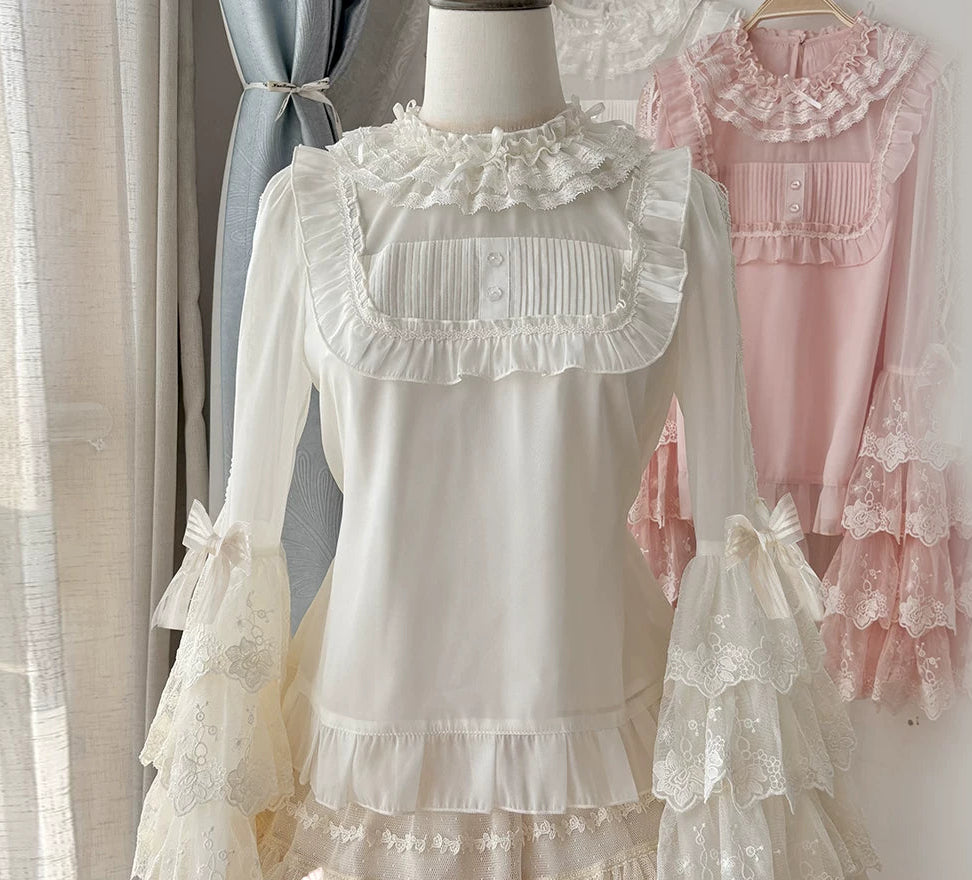 【受注予約8/5まで】Rabbit and Sakura 姫袖ブラウス2.0