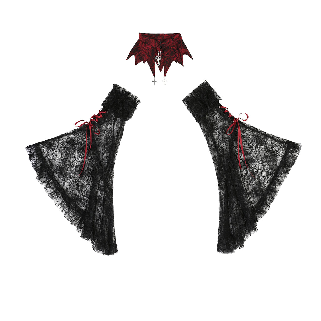 Dark Crimson Rose ゴスロリジャンパースカート