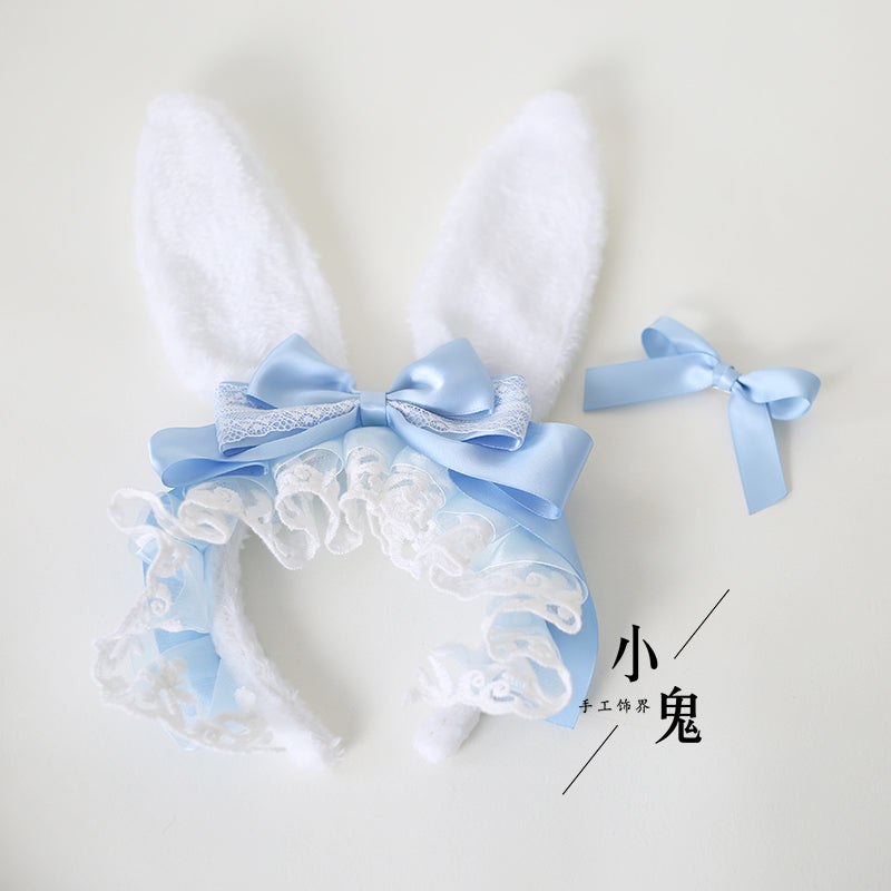 rabbit ear ribbon headband