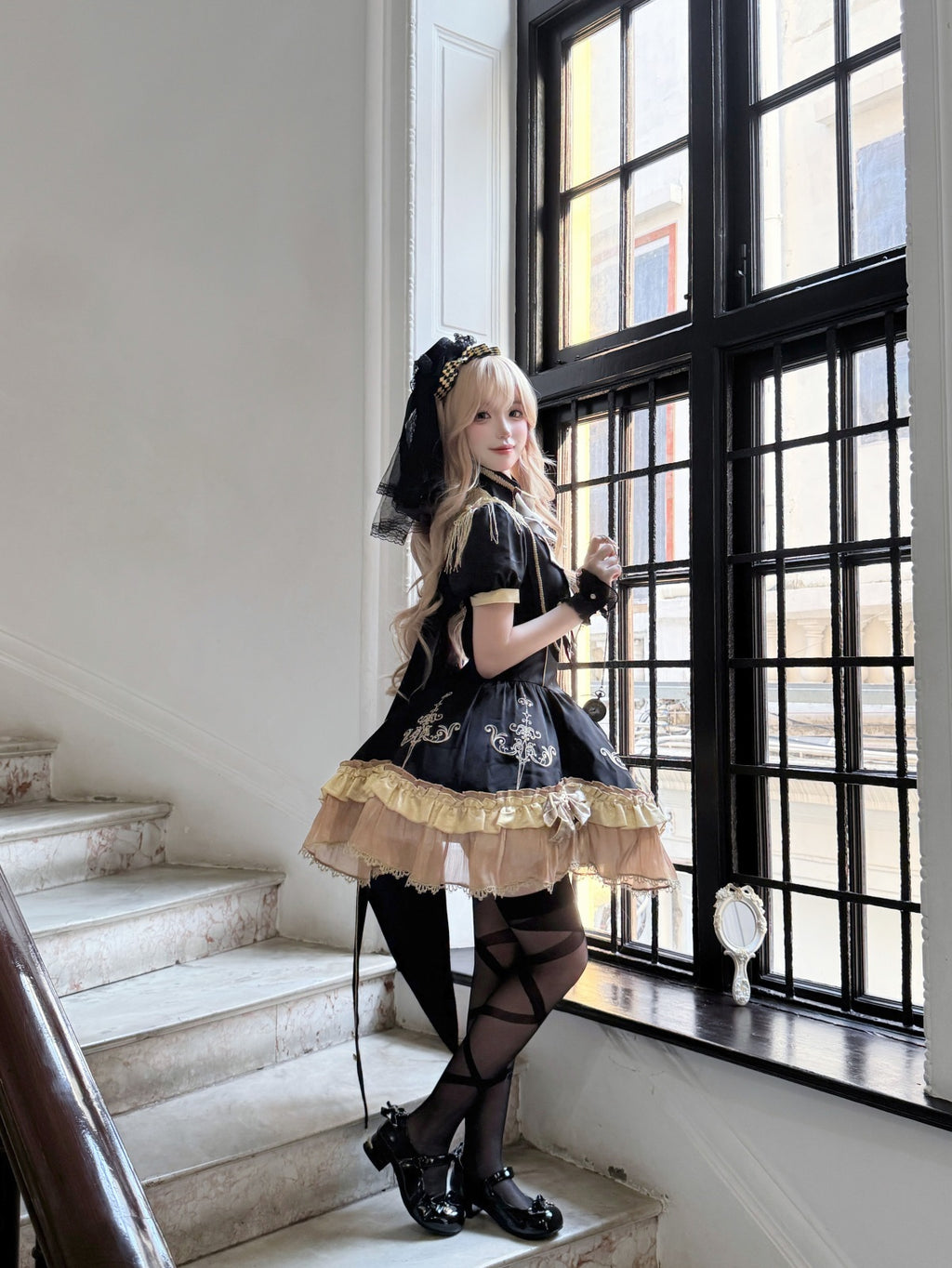 Golden Pledge アイドル風ワンピースショール付き