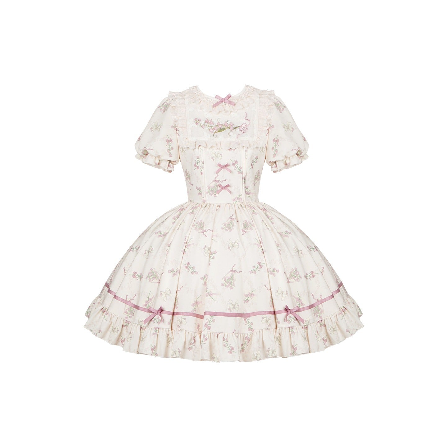 風鈴花の夢 半袖ワンピース – ロリータファッション通販RonRon
