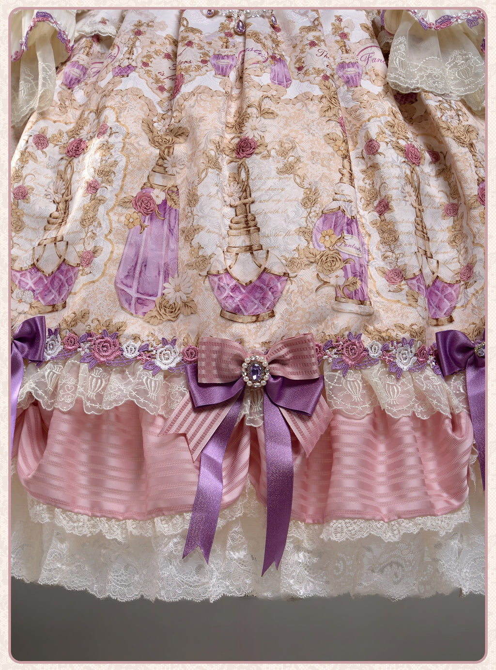 【受注予約6/16まで】Antique Gemstone Fragrance 姫袖ドレス単品