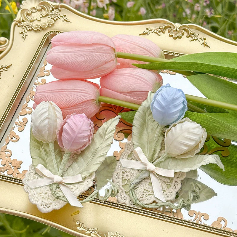 【同時購入のみ】Tulip Bouquet カチューシャ・コサージュ他アクセサリーのコピー