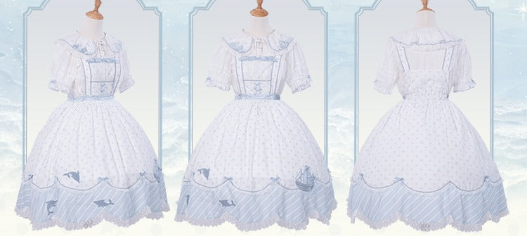【受注予約6/18まで】The House by the Sea エプロンスカート