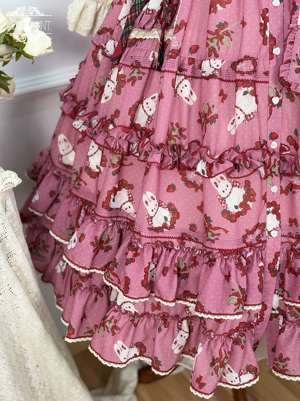 【予約販売】Sweet Berry Rabbit ジャンパースカート