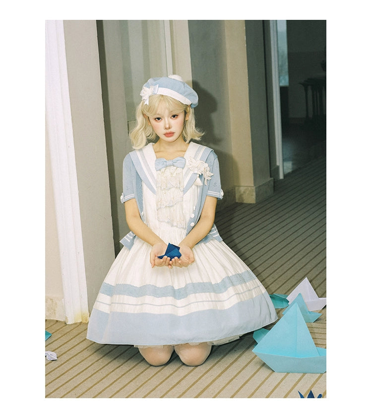 【受注予約5/29まで】Sailing Day ブラウスとカーディガン