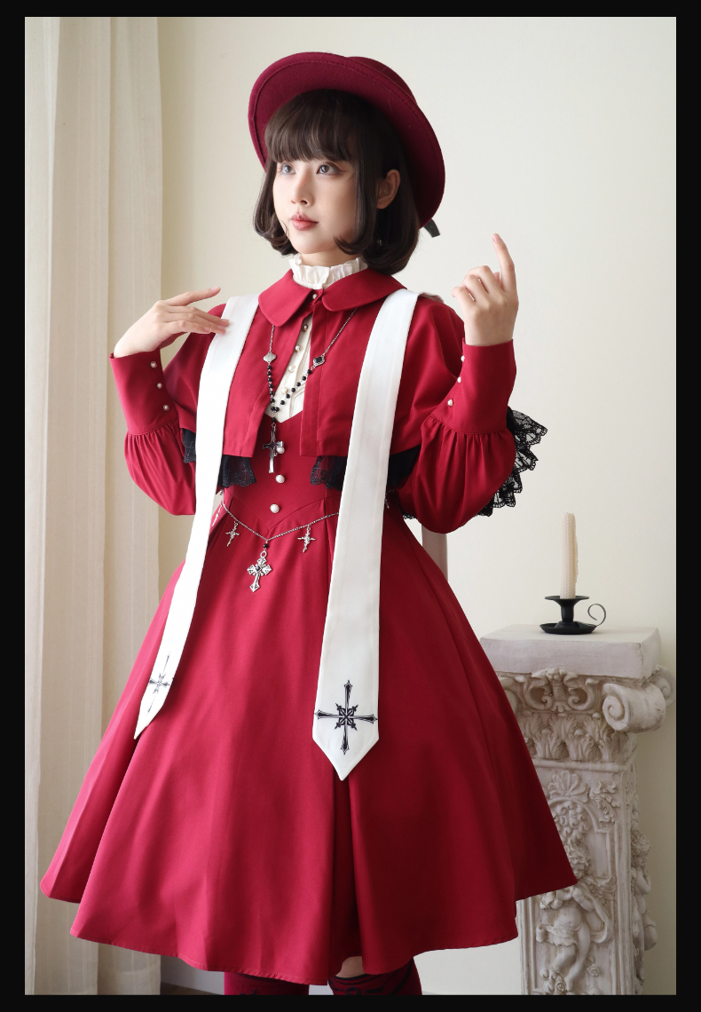 Sing in the Morning and Pray at Night One-piece and cloak set