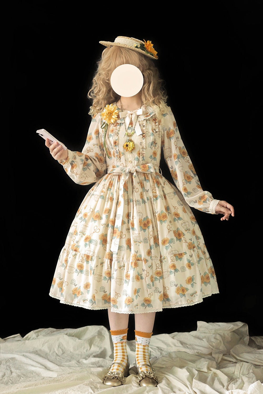 【予約販売】Gardening Sunflower デイリーワンピース